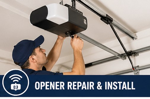 Garage door opener repair and installation
